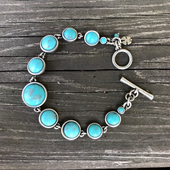 Lucky Brand Jewelry - Lucky Brand faux turquoise bracelet